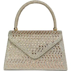 Evening Bags for Women Formal, Rhinestone Clutch, Wedding Party Glitter Purse, Cocktail Party Prom Handbag