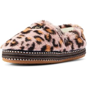 ARIAT Women's Snuggle Warm Indoor & Outdoor Rubber Outsole Slip-On Slipper, Berry Pink, 9.5-10.5