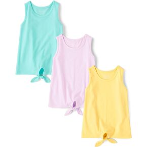 The Children's Place Girls' Sleeveless Tie Front Tank Top
