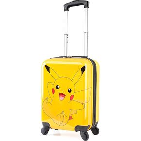 Pokemon Kids Suitcase with Wheels Luggage Bag for Boys and Girls Carry On Travel Bag with Handle Small Suitcase with Wheels Kids Holiday Essentials