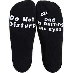 I Am NOT Asleep, I Am Resting My Eyes Funny Socks,Gift for Dad for Father's Day or a Birthday