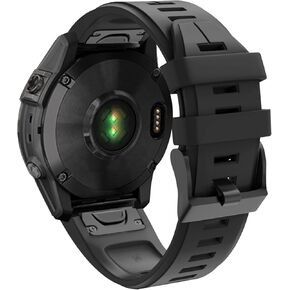 Bandkids 26mm Camouflage Band for Garmin Fenix 5X /Fenix 6X /Fenix 7X Watch Band,Soft Silicone Waterproof Sport Quickfit Watch Bands for Garmin Fenix 6X Pro/5X Plus/Fenix 3/3 HR/Enduro/Tactix Delta