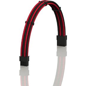 LINKUP - AVA PCIE 5.0 4 x 8Pin to 12VHPWR (16Pin / 12+4) 16AWG Sleeved High Current Power Cable Extension for RTX4000 - PCIE 4.0 PSU - 40cm (White) - Compatible with All RTX4000 and RTX3000 FE GPUs