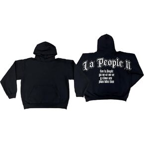 Peso Pluma Official Merch Éxodo Tour La People Hoodie