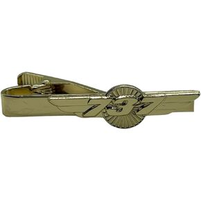 737 Tie Bar Pilot Tie Clip Airlines Plane Flying Pilot - 50mm - 3D Craft, aged metal