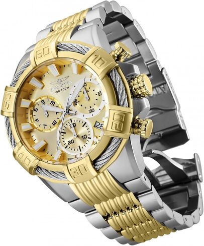 Invicta Men's Bolt Quartz Watch with Two-Tone-Stainless-Steel Strap, 16 in Saudi Arabia