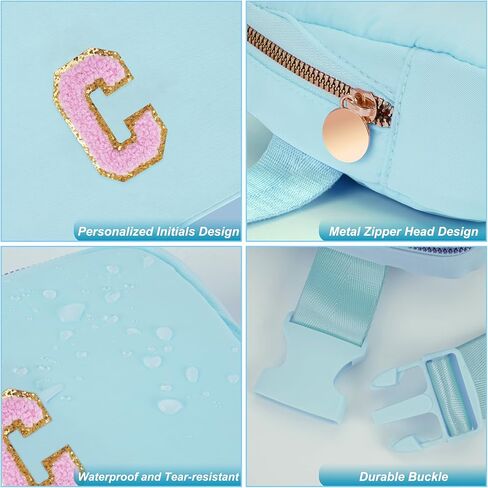 Birthday Gifts for 6 7 8 9 10 11 12 13 Year Old Girls,Belt Bag for Women Girls Fanny Pack Crossbody Bags for Kids,Fashion Waist Packs Cute Teen Trendy Stuff Travel Essentials | Blue,C in Saudi Arabia