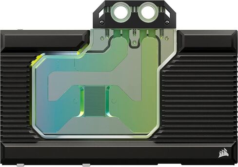 Corsair Hydro X Series XG7 RGB 4080 Strix/TUF GPU Water Block - for ASUS® ROG Strix and TUF Gaming GeForce RTX™ 4080 - Nickel-Plated Copper - Included Backplate & 5V ARGB Adapter Cable - Black in Saudi Arabia