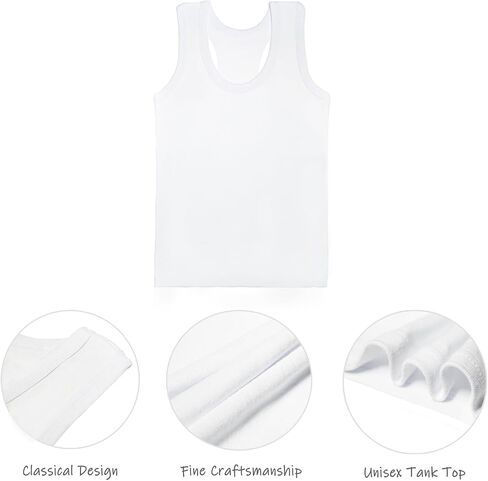 Soft Undershirt Tank Top Cotton Undershirt Sleeveless Shirts for kids Girls Or Boys in Saudi Arabia