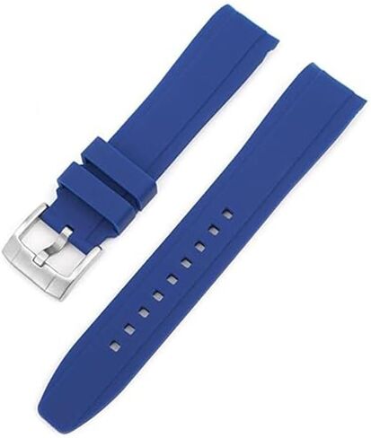 WatchBands 20mm for Moonswatch Watch,Curved No Gap Silicone Strap,Compatible with Omega X Swatch Moonswatch Speedmaster Watch,Swatch Omega Moonswatch Speedmaster Watch Replacement Strap for Women Men in Kuwait