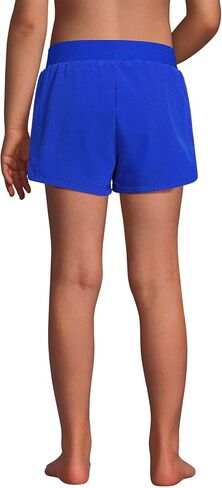Lands' End Big Girls UPF 50 Quick Dry Beach Swim Shorts, Large, Electric Blue in Saudi Arabia