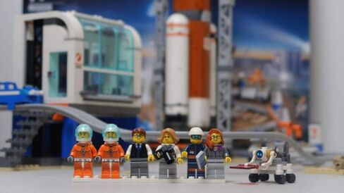 LEGO City Space Deep Space Rocket and Launch Control 60228 Model Rocket Building Kit with Toy Monorail, Control Tower and Astronaut Minifigures, Fun STEM Toy for Creative Play (837 Pieces) in Saudi Arabia