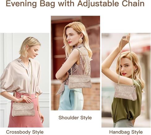 Rhinestone Purse for Women Evening Bag Sparkly Handbags Crossbody Bag Prom Clutch Purse for Wedding in Saudi Arabia