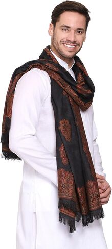 شالات رجالية منسوجة من مزيج الصوف والبوليستر، وكاتم للصوت، وشالات للرجال in Kuwait