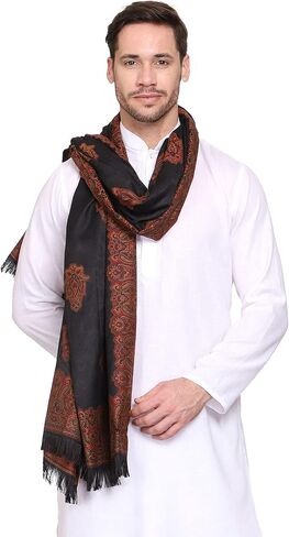 شالات رجالية منسوجة من مزيج الصوف والبوليستر، وكاتم للصوت، وشالات للرجال in Kuwait