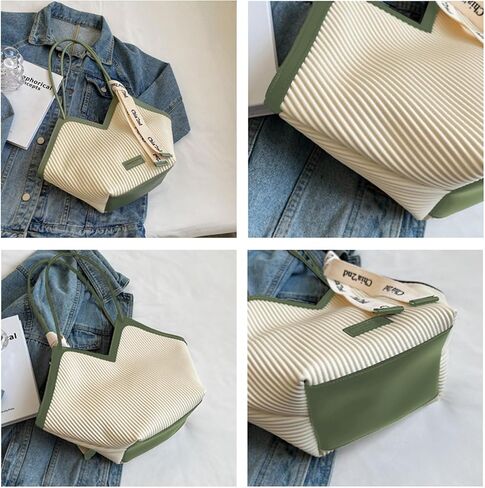 Heart Shaped Handbag, Fashionable Versatile Zippered Leather Shoulder Bag, Comfortable Hand Striped Tote Bags in Saudi Arabia