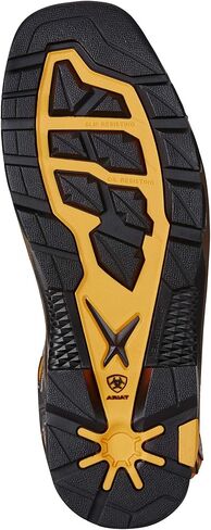 Ariat Mens Intrepid VentTEK Composite Toe Work Boot Cocoa Brown/Work Orange 10 Wide in Saudi Arabia
