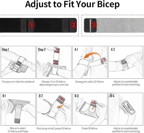 Running Armband with Airpods Bag 3D Design Cell Phone Armband for iPhone 14 13 Pro 14 Plus, Galaxy S20/S10 Water Resistant Sports Phone Holder Case & Zipper Slot Car Key Holder for 6.9 inch Phone in Saudi Arabia