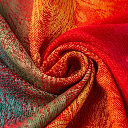 AUSEKALY Colourful Shawl Wraps for Women Scarf Pashmina Feel Causal Prayer Shawls Indian Dupatta Scarves in Kuwait