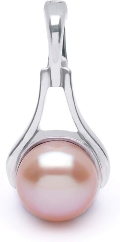 Enhancer 9-10mm AA Quality Freshwater 925 Sterling Silver Cultured Pearl Pendant For Women in Kuwait