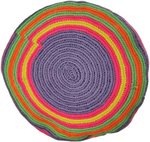 Original Colombian Wayuu Mochila Bag: Handmade Boho Straw Beach Bag, Handcrafted by Wayúu Artisans - Authentic Colombian Boho Bags (M136) in Saudi Arabia