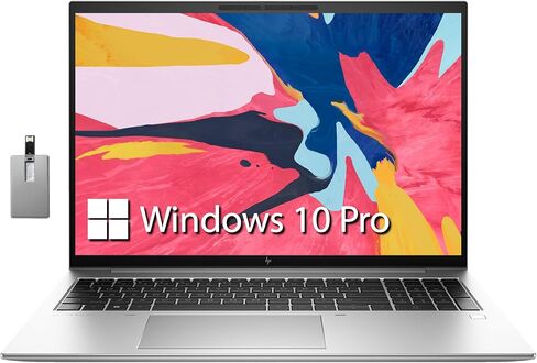 HP 2022 EliteBook 865 G9 16" WUXGA Business Laptop, Ryzen 7 Pro 6850U, 64GB DDR5 RAM, 2TB PCIe SSD, Backlit Keyboard, Fingerprint Reader, 1440p Camera, Win 10 Pro, Silver, 32GB Hotface USB Card in Saudi Arabia