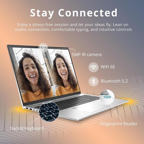HP 2022 EliteBook 865 G9 16" WUXGA Business Laptop, Ryzen 7 Pro 6850U, 64GB DDR5 RAM, 2TB PCIe SSD, Backlit Keyboard, Fingerprint Reader, 1440p Camera, Win 10 Pro, Silver, 32GB Hotface USB Card in Saudi Arabia