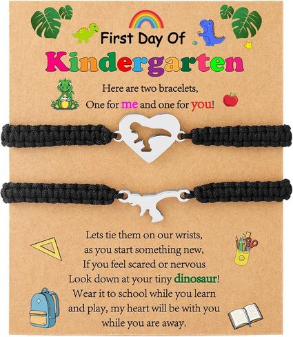 P. BLAKE First Day of School Bracelet Mommy and Me Back to School Kindergarten Gifts Matching Bracelets Set for Mother Daughter Son Girls Boys Jewelry Gifts in Kuwait