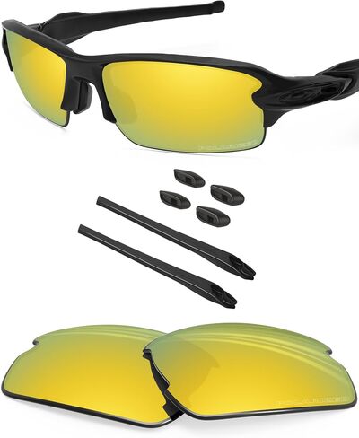 عدسات BLAZERBUCK البديلة ومجموعة الجوارب لنظارة Oakley Flak 2.0 OO9295 الشمسية in Kuwait