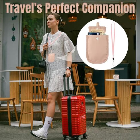 Secure & Comfortable Travel Bra Wallet Pink - Adjustable Strap, Hidden Pocket for Valuables - Ideal Concealed Carry Accessory for Women on the Go in Kuwait