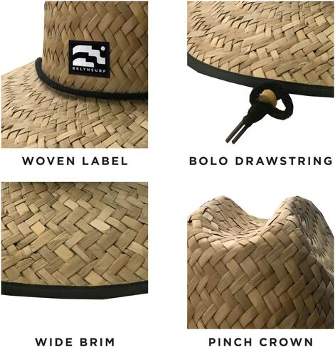 Men’s Classic Straw Sun Beach Hat - Wide Brim in Saudi Arabia