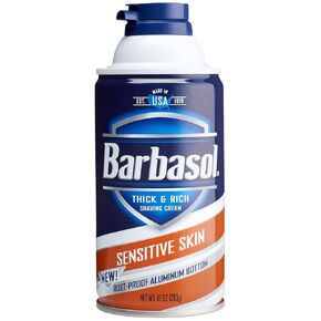 Barbasol Shave Cream Sensitive Skin Travel size 2 oz (Pack of 36)