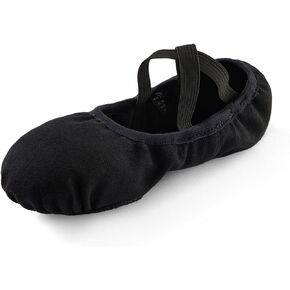 Women Ballet Shoes Dance Slipper Adult Stretch Canvas Performa Dance Shoes Split Sole