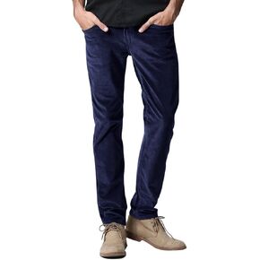 Match Men's Slim-Tapered Flat Front Casual Corduroy Pants