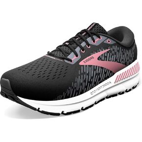 Brooks Women's Addiction GTS 15 Supportive Running Shoe - Oyster/Peacoat/Lilac Rose - 9.5 Wide