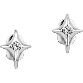 2PCS Gold Plated Silver Diamond Star Hip Hop Grillz Tooth Cap Top or Bottom Wear for Men and Women