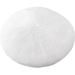 Summer French Beret Breathable Thin Beret Hat Solid Color Beanie for Women Lady