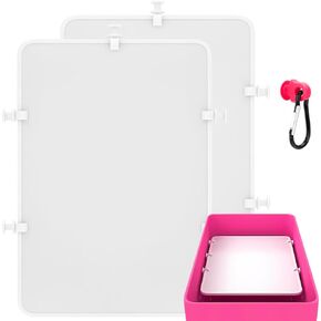 2pcs Divider Tray Compatible with Bogg Bag Divider for Original XL Bogg Bag Accessories Inserts Beach Bag Accessories Suitable for Bogg Bag Organizer Inserts (2-PACK WHITE)