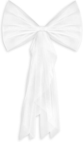 xo, Fetti Bachelorette Bikini Bow White Tulle | Bach Pool Party Bathing Suit Accessory, Bridal Shower Supplies, Summer Bride to Be Swimsuit Outfit, Bridesmaid Favors, Engagement in Saudi Arabia