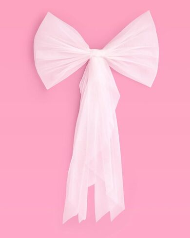 xo, Fetti Bachelorette Bikini Bow White Tulle | Bach Pool Party Bathing Suit Accessory, Bridal Shower Supplies, Summer Bride to Be Swimsuit Outfit, Bridesmaid Favors, Engagement in Saudi Arabia