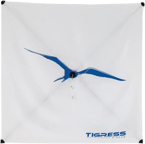 Tigress Fishing Kite, Sturdy Offshore Fishing Kite Constructed of 100% Carbon Graphite, Includes Extra 5th Spar in Kuwait