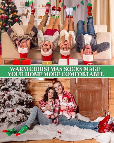 Vabean 60 زوجًا من جوارب عيد الميلاد للبالغين الملونة الجدة للعطلات جوارب نسائية احتفالية جوارب طاقم هدايا مكتبية للرجال in Kuwait