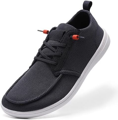 Men's Barefoot Wide Toe Box Shoes - Minimalist Barefoot Shoes with Zero Drop Sole Extra Wide Slip on Walking Shoes for Men in Saudi Arabia