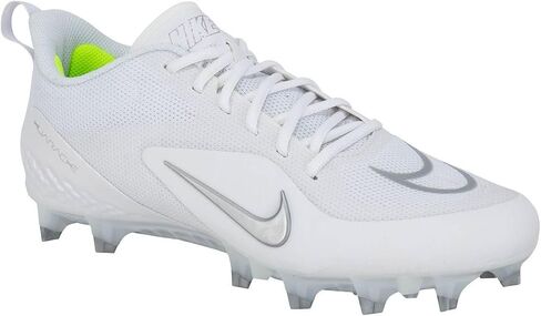 Nike Alpha Huarache 8 Pro CW4439-110 White/Pure Platinum/Wolf Grey Men's Lacrosse Cleats in Saudi Arabia