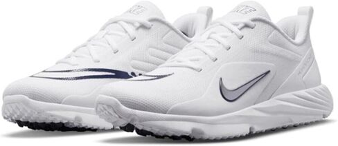 Nike Alpha Huarache 8 Pro TF CW4445-101 White-College Navy Men's Turf Lacrosse Cleats 13 US in Saudi Arabia