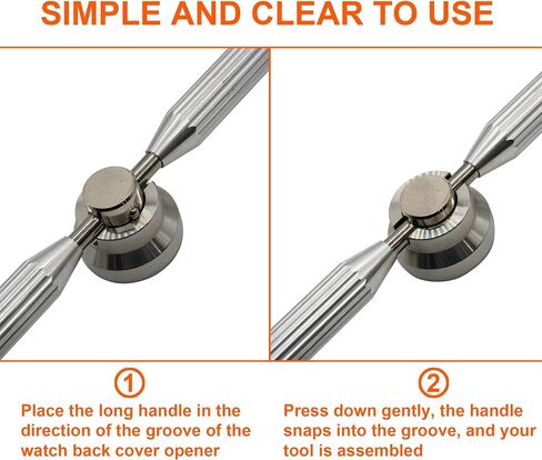 Watch Back Opener Tool Kit, Stainless Steel 5537 Case Back Remover for Rolex/Tudor 29.5mm/ 36.5mm in Saudi Arabia