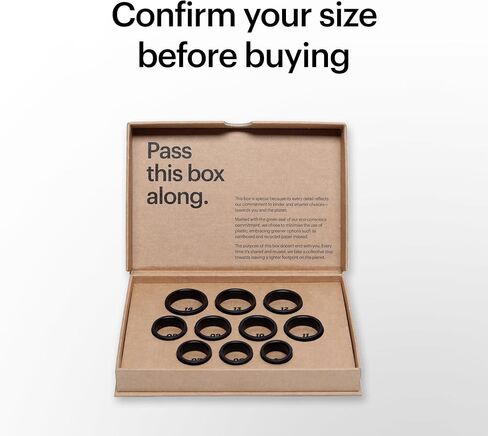 ULTRAHUMAN Ring AIR Sizing Kit with Colours - Size First Before You Buy - Choose from 10 Sizes - Sizes 5 to 14 from 5 Colour Options- Find The Perfect Ring Size - Smart Ring Sizer in Kuwait