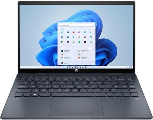 كمبيوتر محمول HP Pavilion مقاس 14 بوصة 2 في 1 يعمل باللمس بدقة FHD i3-1215U وذاكرة وصول عشوائي سعتها 8 جيجابايت ومحرك أقراص SSD سعة 256 جيجابايت (أزرق) in Saudi Arabia
