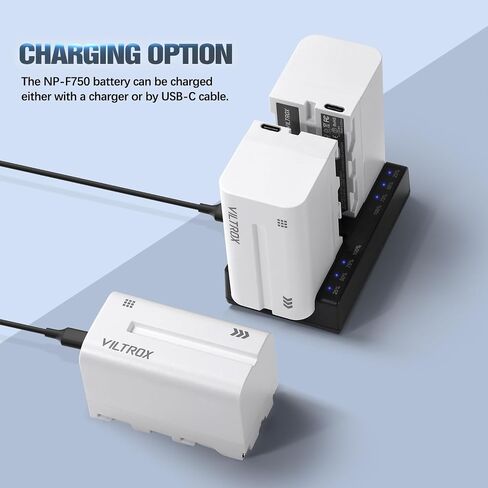 VILTROX V Mount Battery BP-V99, 99Wh Mini V-Mount Battery (14.8V 6700mAh) with D-TAP, BP, USB-A, OLED Screen, Support 45W PD USB-C Fast Charger for Camcorder, Camera, Monitor, Large Capacity, Portable in Kuwait