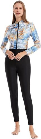 IBAKOM One Piece Modest Burkini for Women Islamic Swimsuits with Wrap Skirt Swim Cap Muslim Bathing Suit Cover Ups in Saudi Arabia